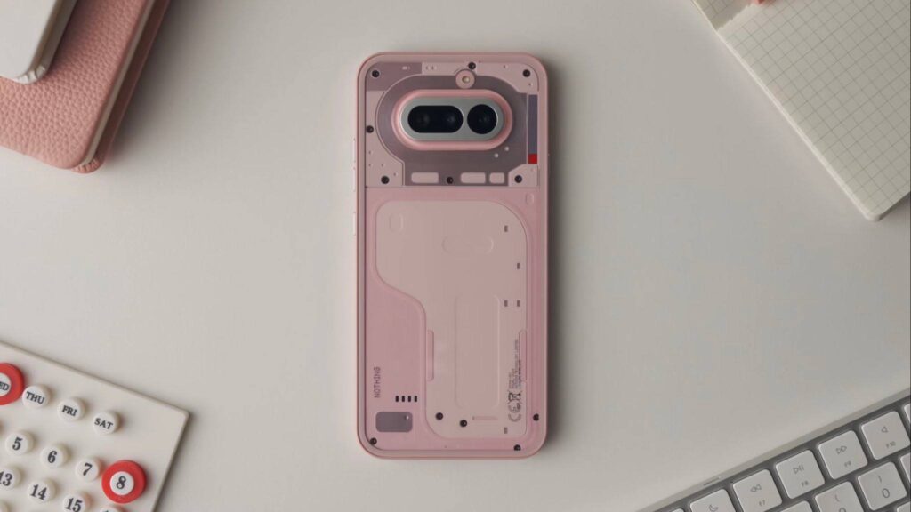 Розовый Nothing Phone (4a)